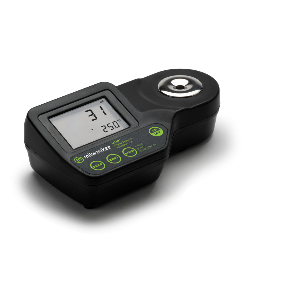 Milwaukee MA887 Digital Salinity Refractometer + Hardshell Case