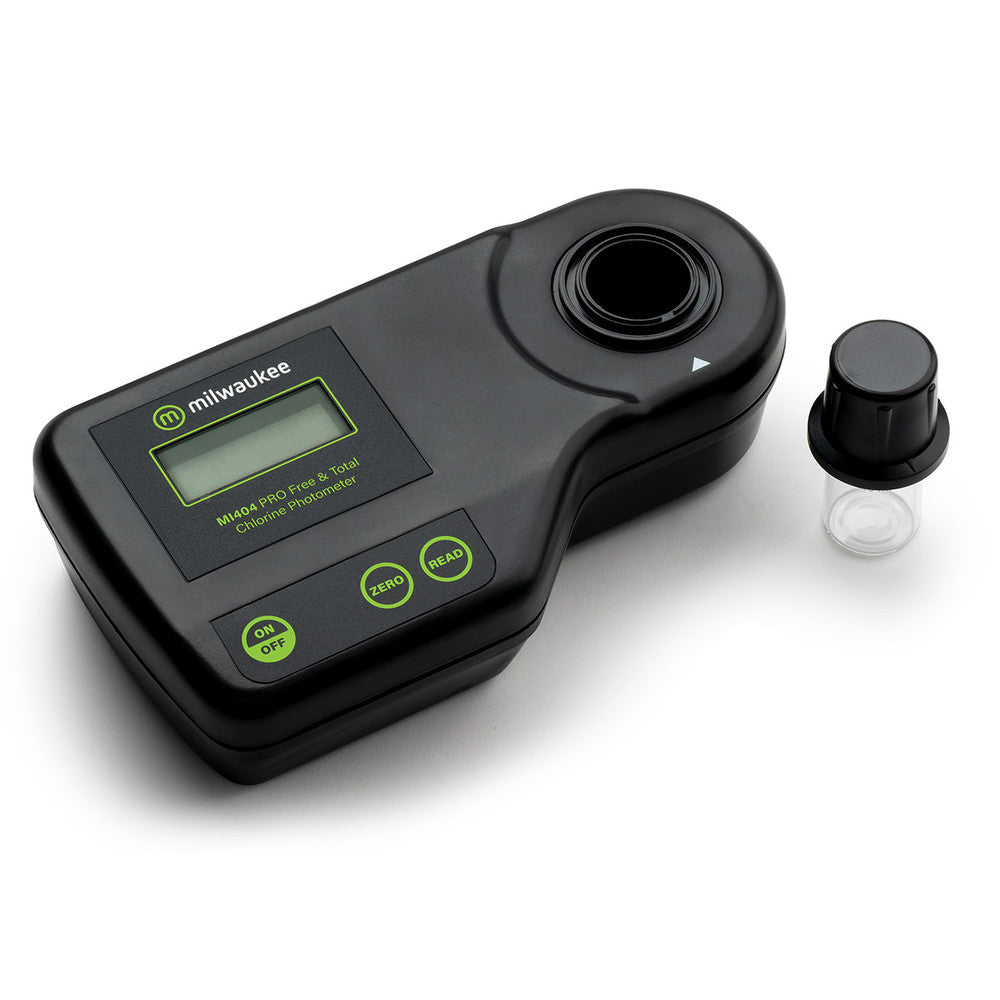 Milwaukee MI404 Free & Total Chlorine PRO Photometer for Water Analysis,