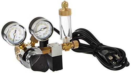 Milwaukee Instruments MA957 Dual-Valve CO2 Adjustable Flow Pressure Regulator, Dual Reading psi and kg/cm