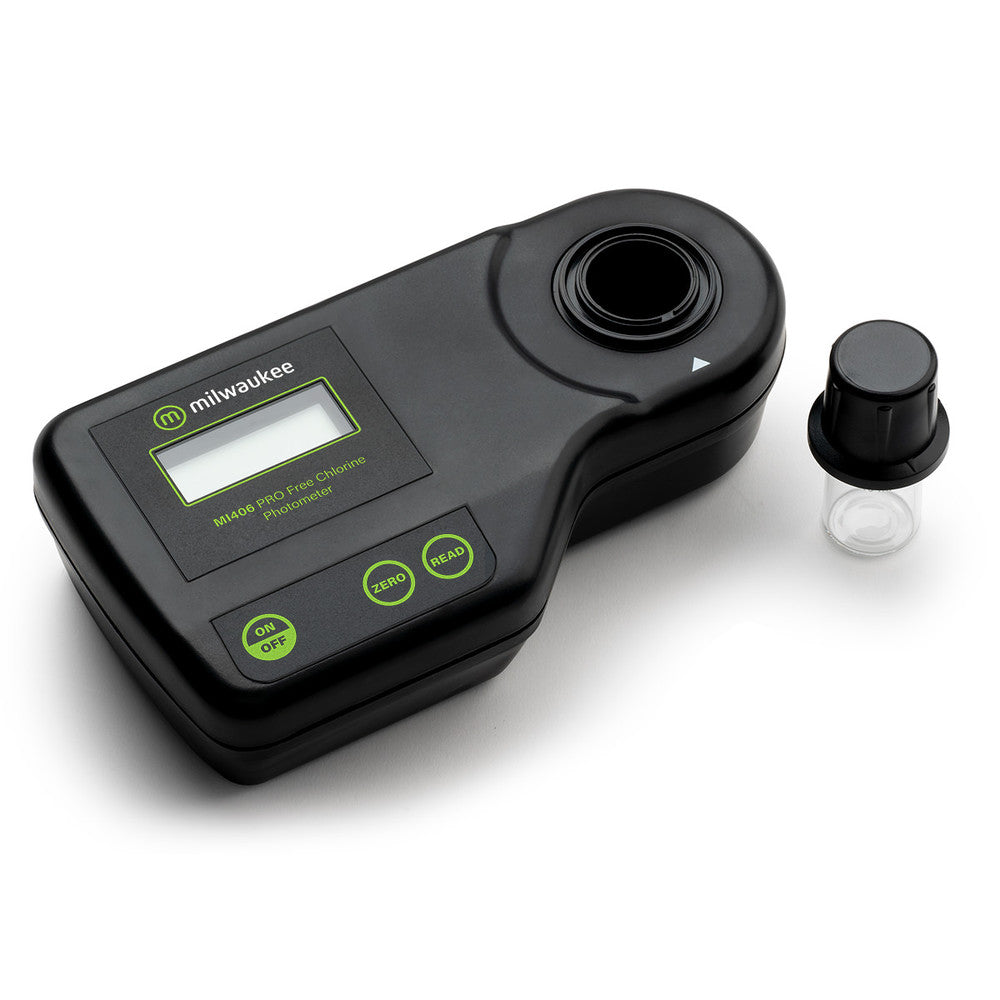 Milwaukee MI406 Free Chlorine PRO Photometer for Water Analysis,