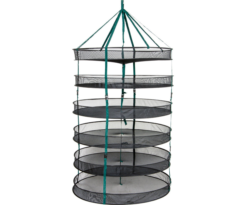 STACK!T Drying Rack w/Clips, 3 ft, 6 Tier With Center Support Strap