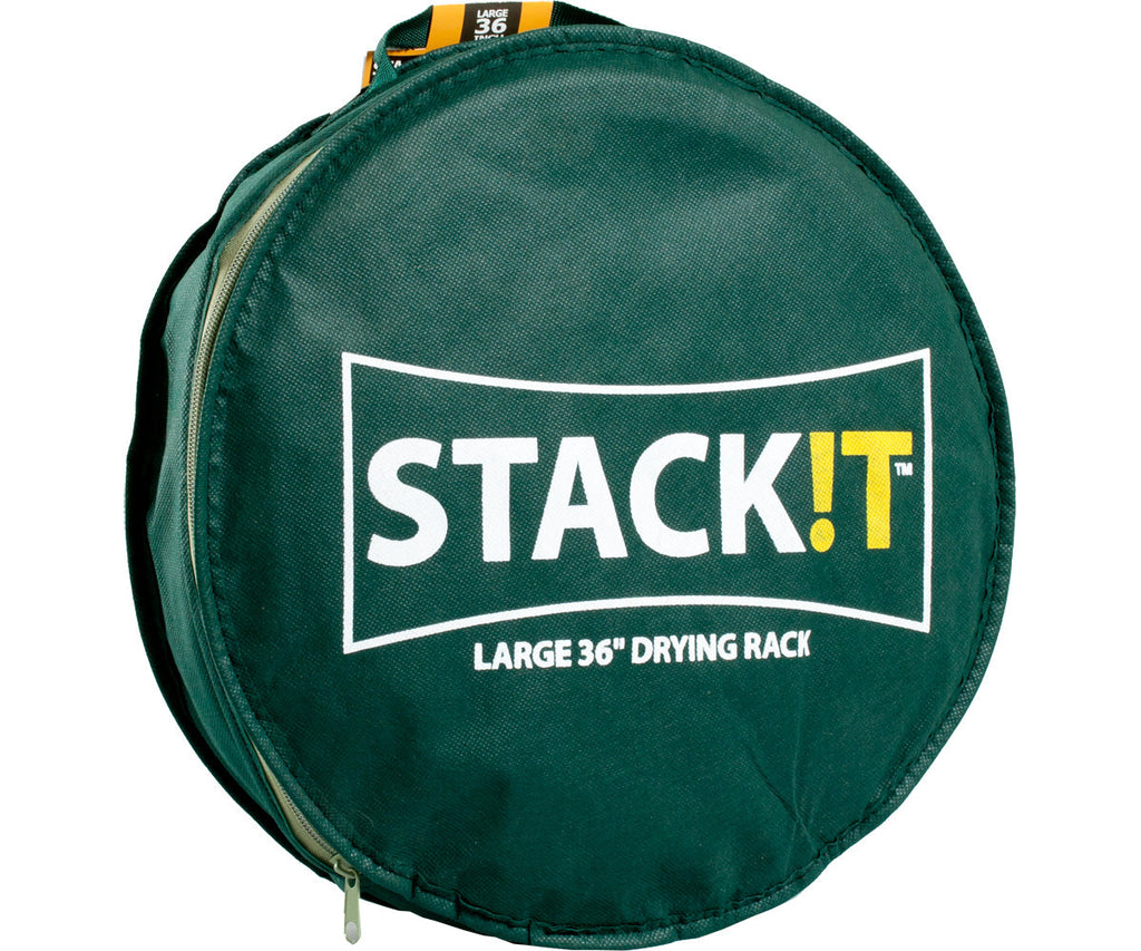STACK!T Drying Rack w/Clips, 3 ft, 6 Tier With Center Support Strap