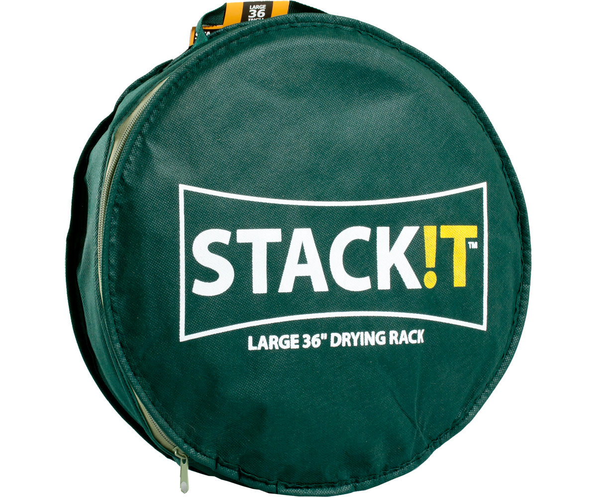 STACK!T Drying Rack w/Clips, 3 ft, 6 Tier With Center Support Strap