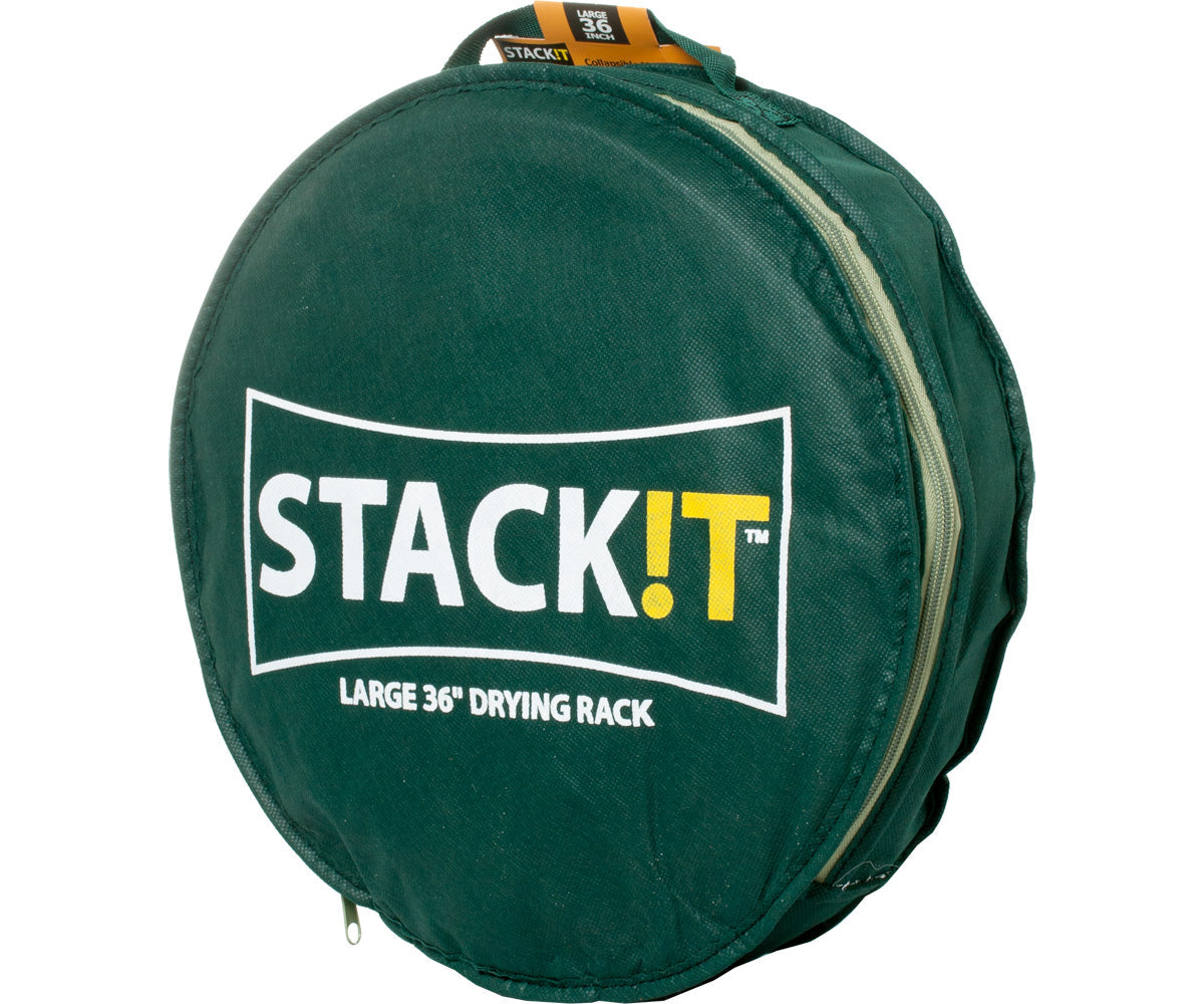 STACK!T Drying Rack w/Clips, 3 ft, 6 Tier With Center Support Strap