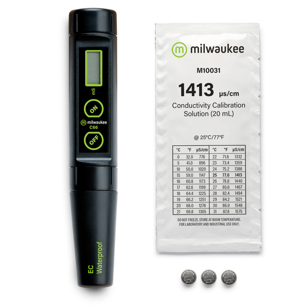 Milwaukee C66 Waterproof High Range Conductivity Pen with ATC