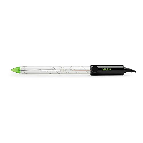 Milwaukee Instruments MA918B/1 Combined Glass pH Electrode with 3 Diaphragms, Double Junction, Bnc