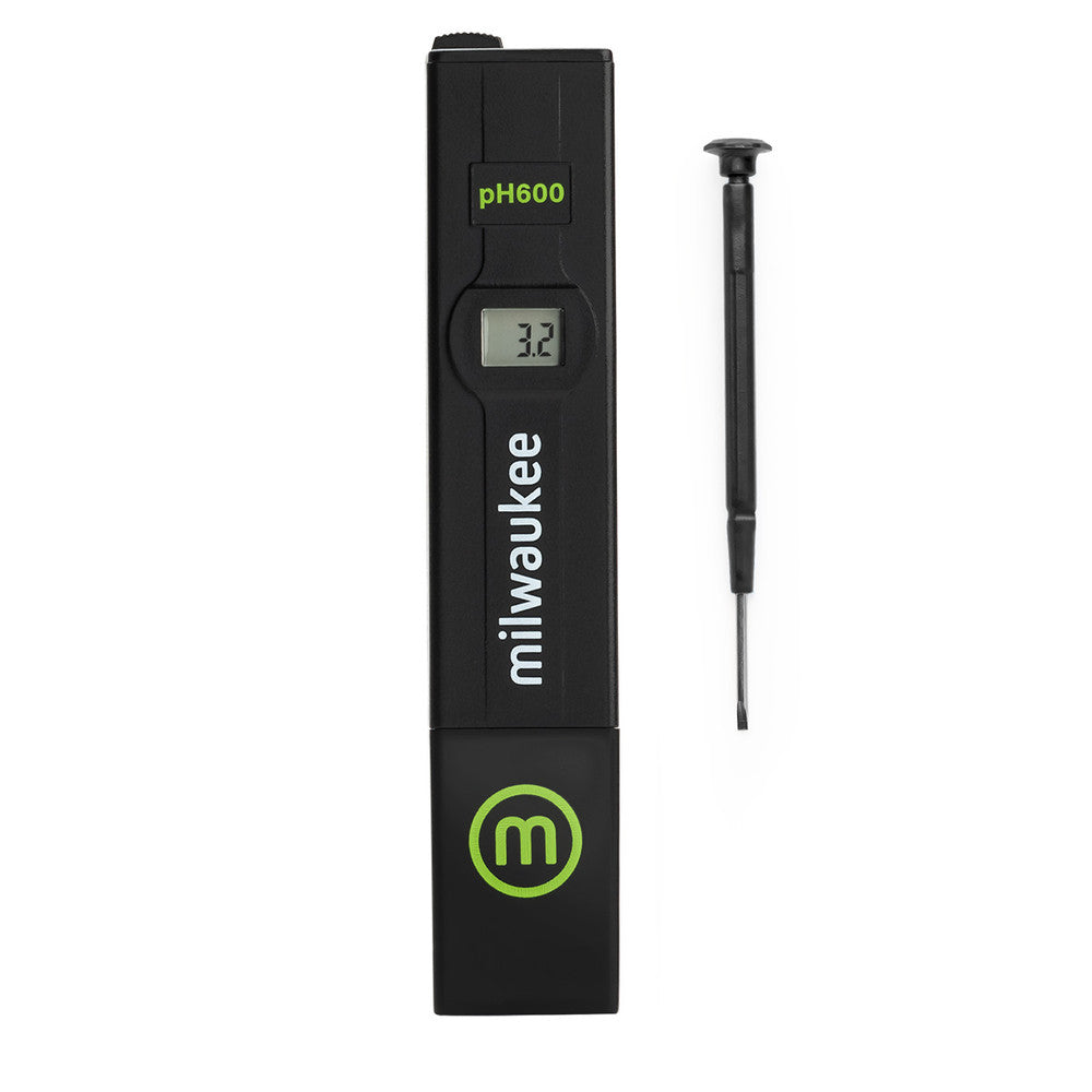 Milwaukee pH600-BOX LED Pocket pH Tester with Calibration Solution