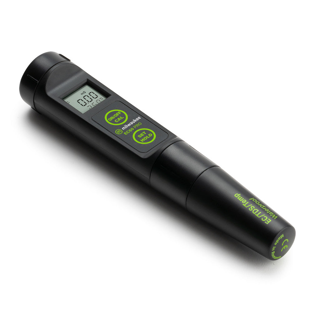 Milwaukee EC60 PRO Waterproof 3-in-1 EC /TDS/Temp Tester for Hydroponics