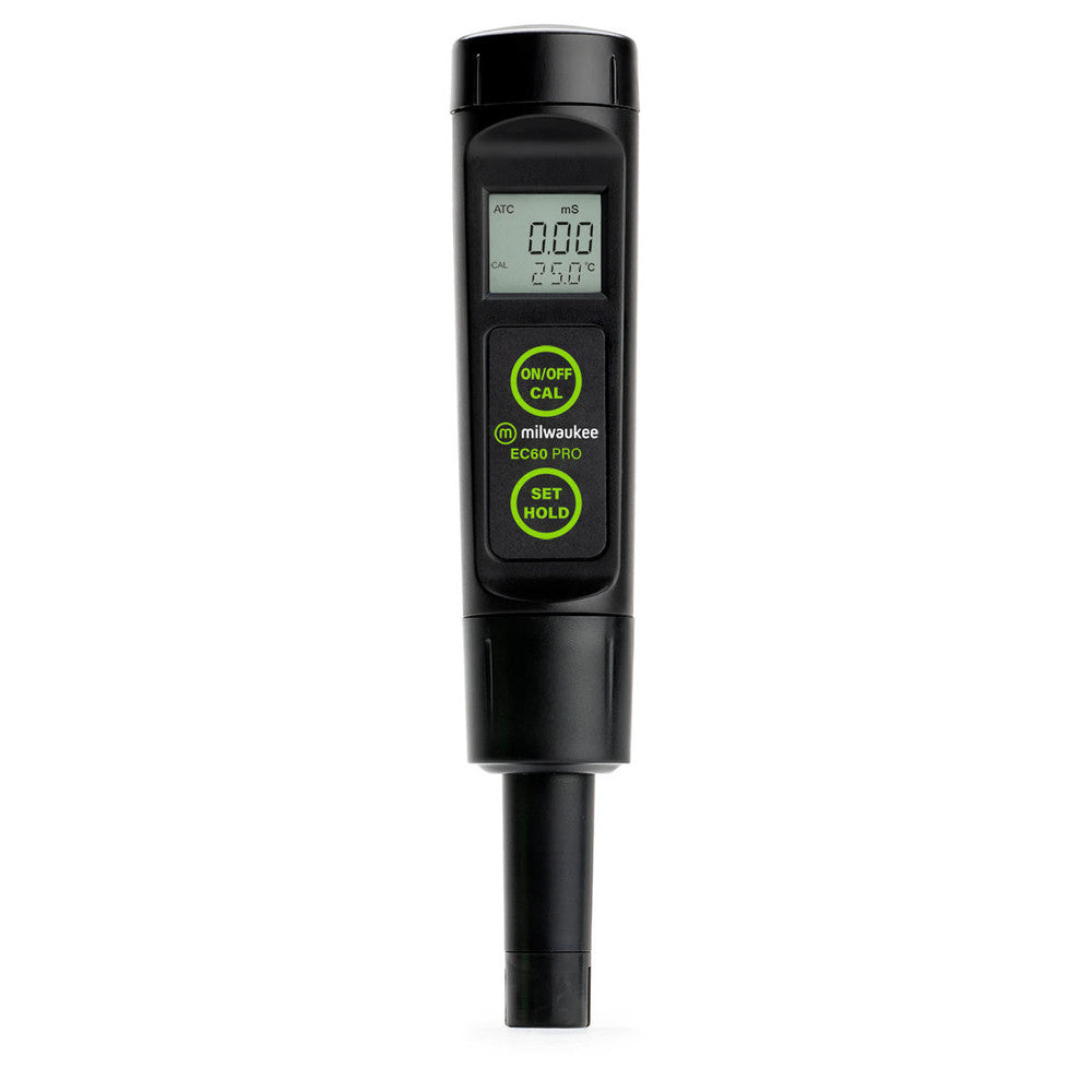 Milwaukee EC60 PRO Waterproof 3-in-1 EC /TDS/Temp Tester for Hydroponics