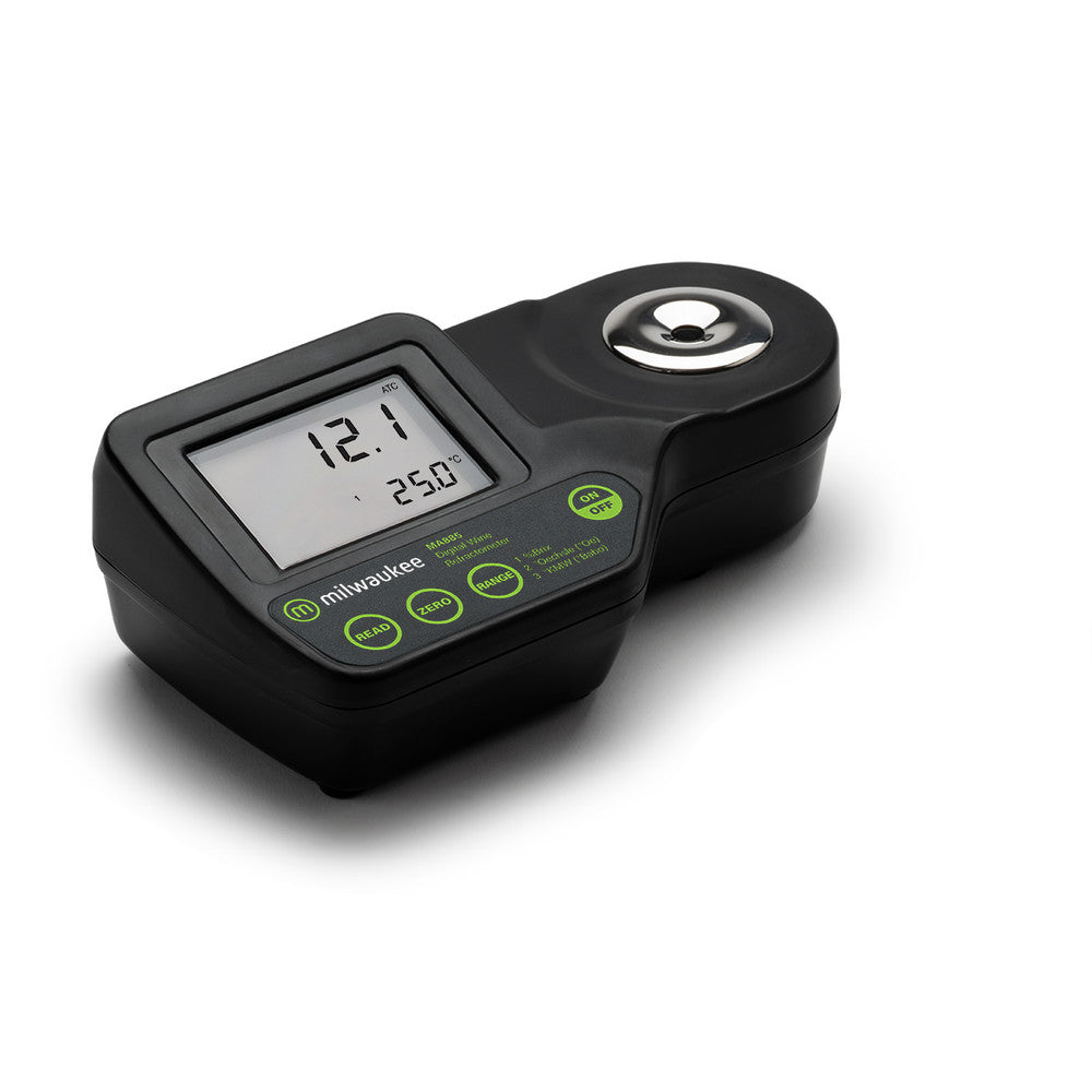 Milwaukee MA885 Digital Brix/°Oechsle (°Oe) /°KMW (°Babo) Brew Refractometer